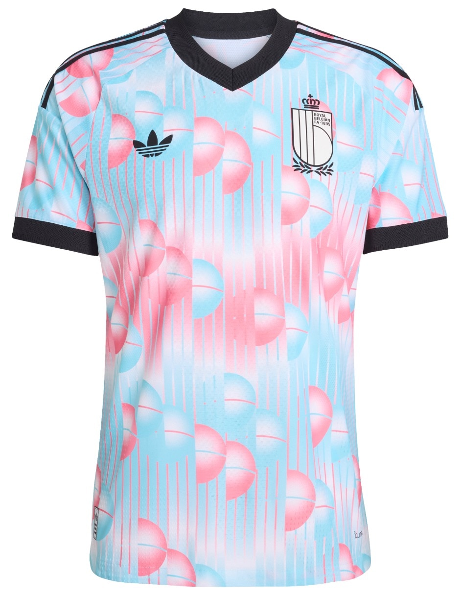 Jersey de Selección de fútbol de Bélgica visitante authentic jugador para hombre 8