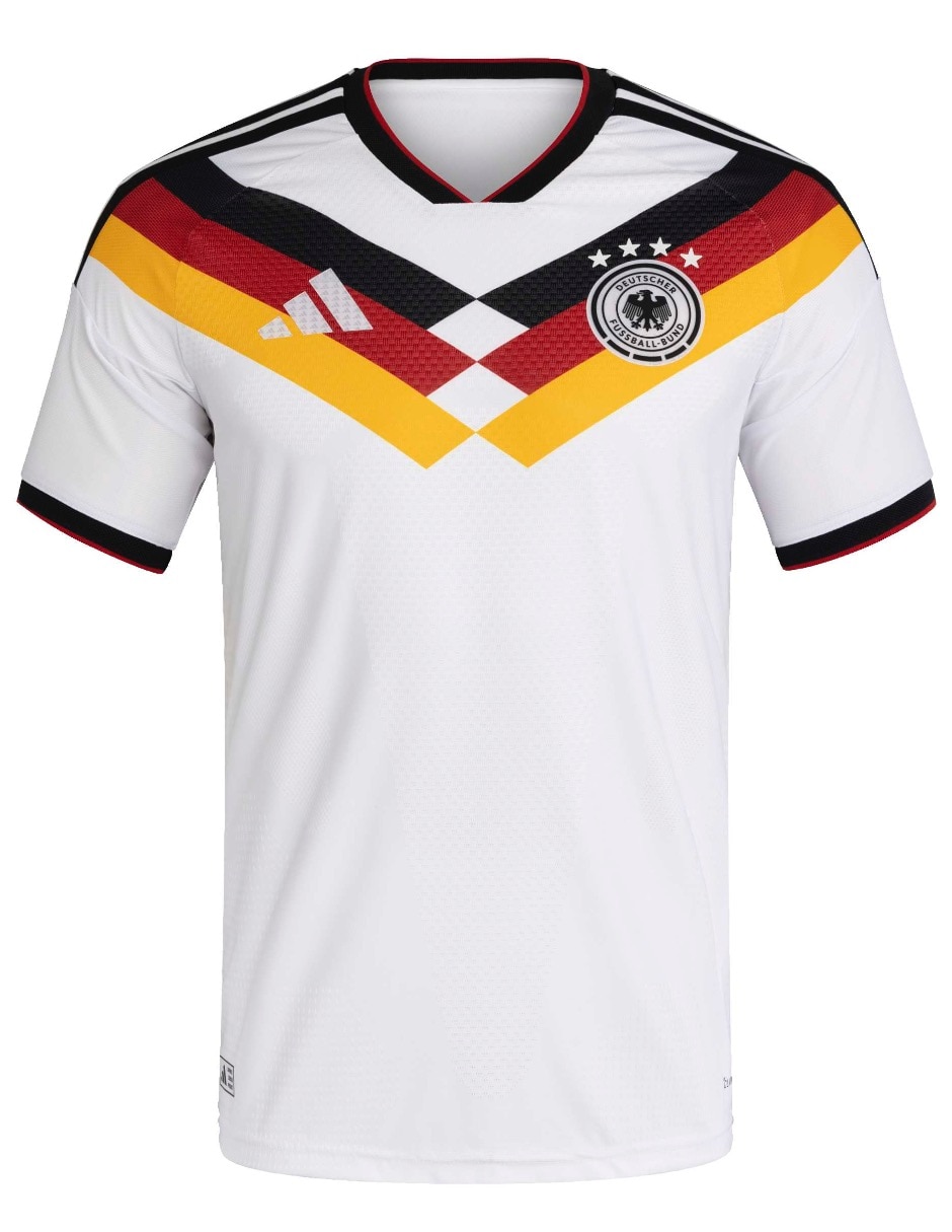 Jersey de Selección de fútbol de Alemania local authentic manga corta  jugador para hombre 4