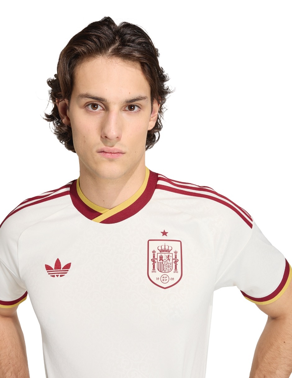 Jersey de Selección de fútbol de España visitante fan para hombre 5