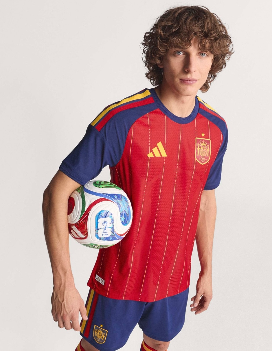 Jersey de Selección de fútbol de España local authentic manga corta para hombre