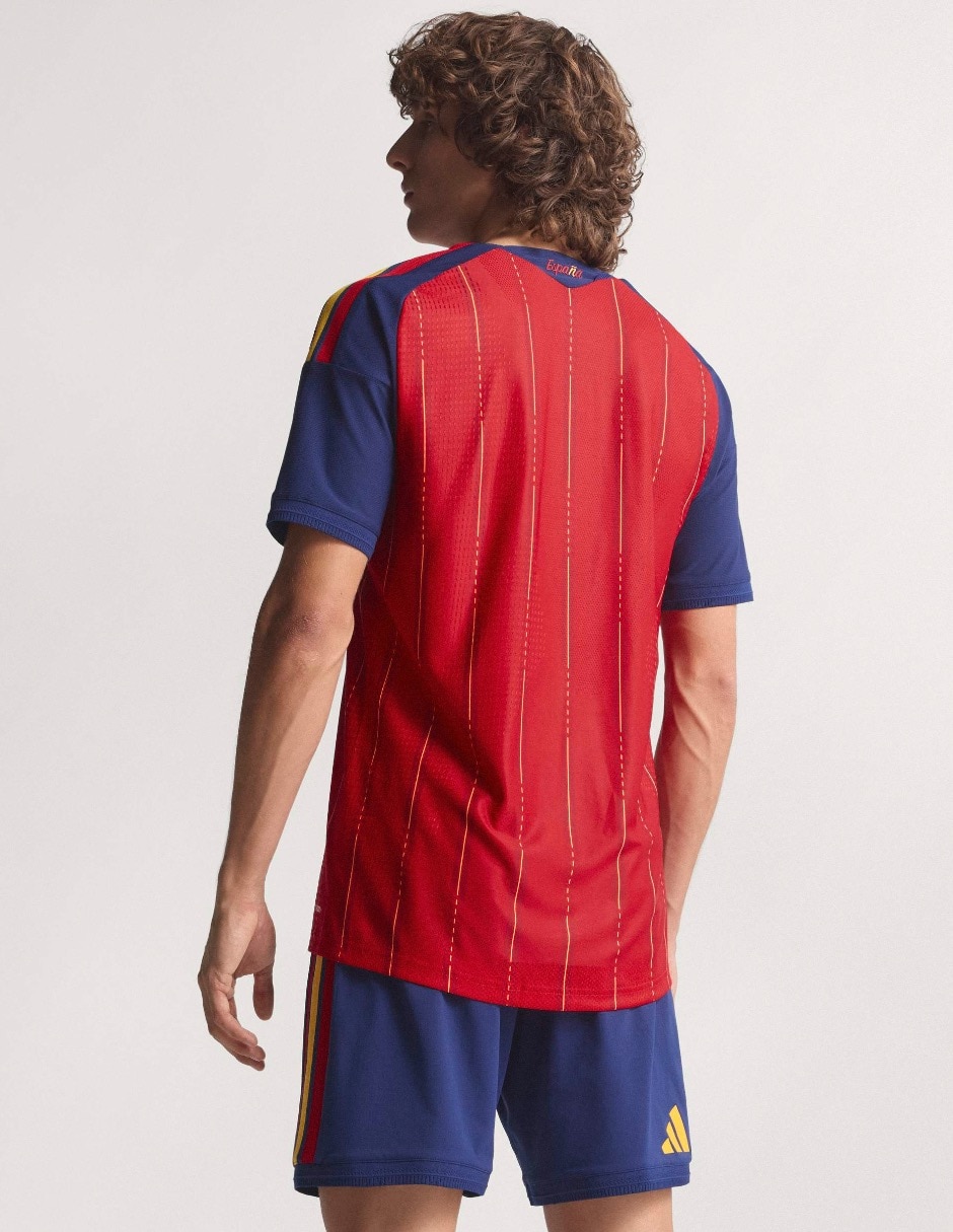 Jersey de Selección de fútbol de España local authentic manga corta   para hombre 7