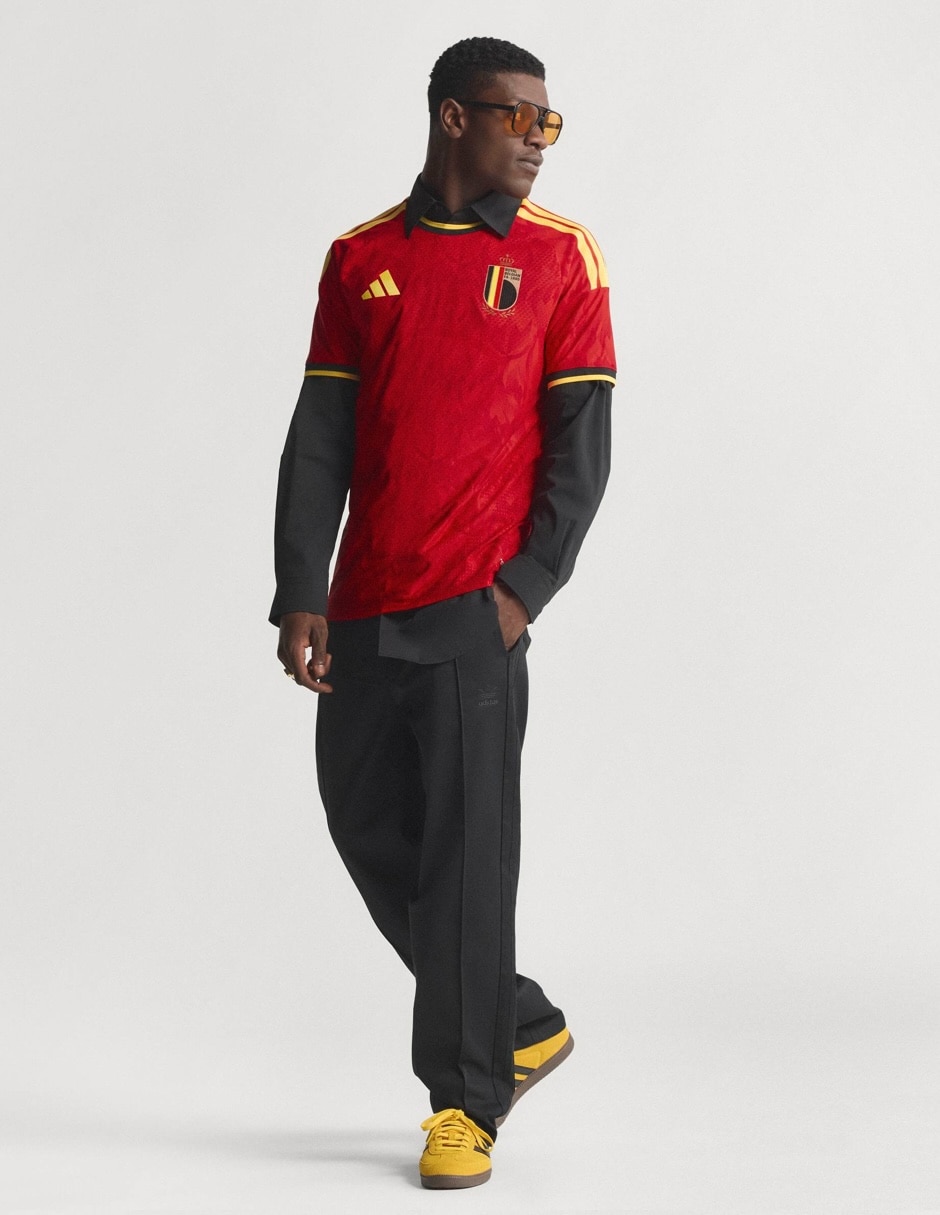 Jersey de Selección de fútbol de Bélgica local authentic manga corta   para hombre 2