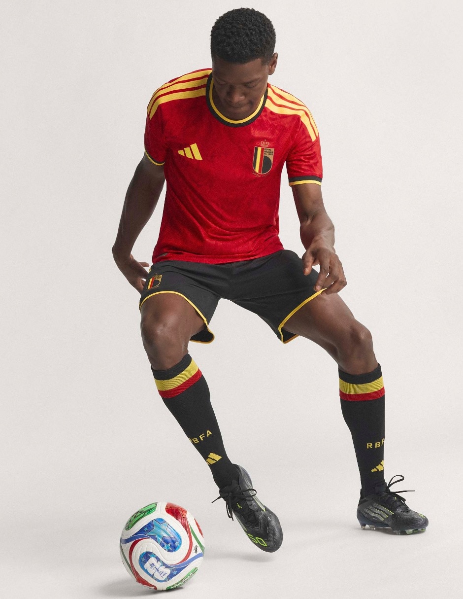 Jersey de Selección de fútbol de Bélgica local authentic manga corta   para hombre 7