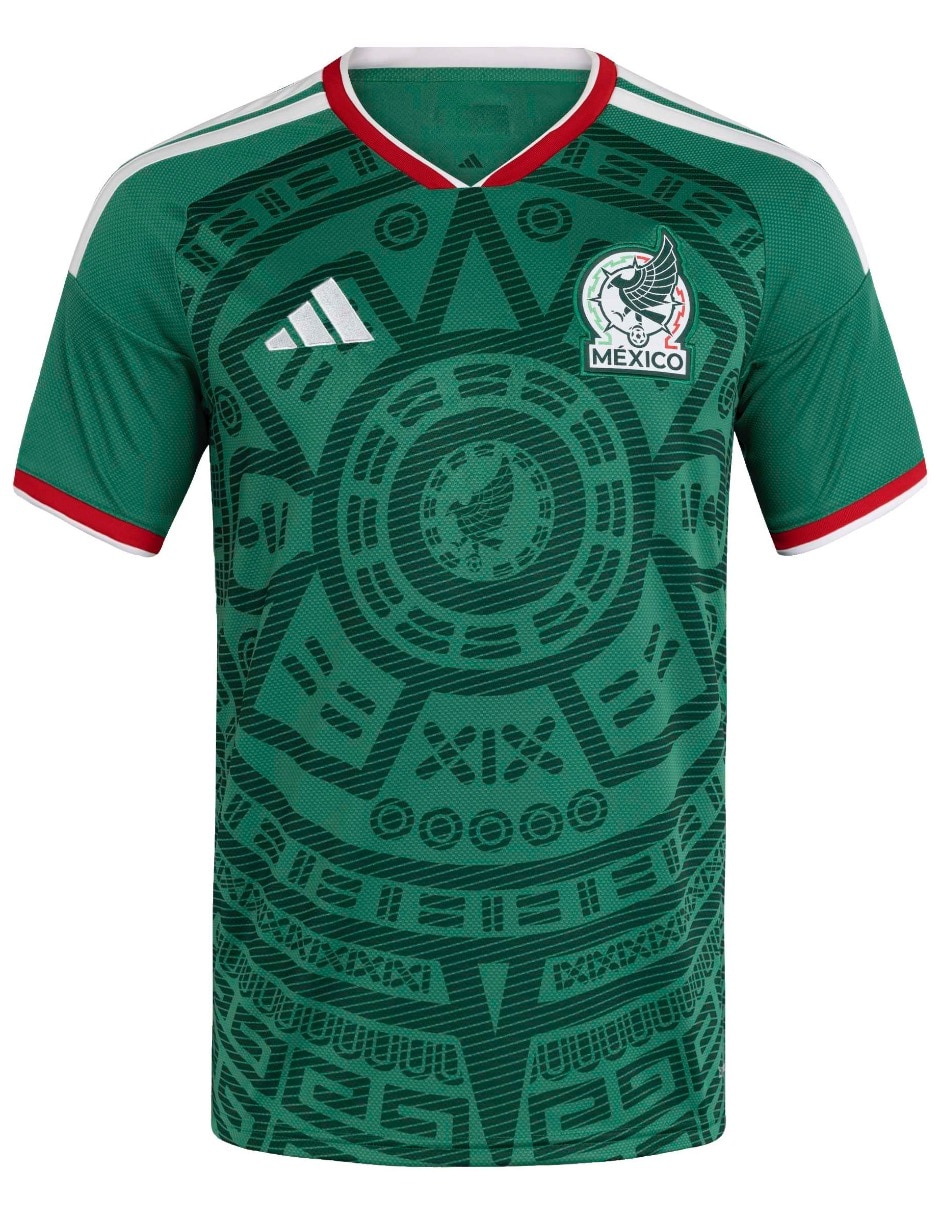 Jersey de Selección Nacional de México local manga corta para hombre