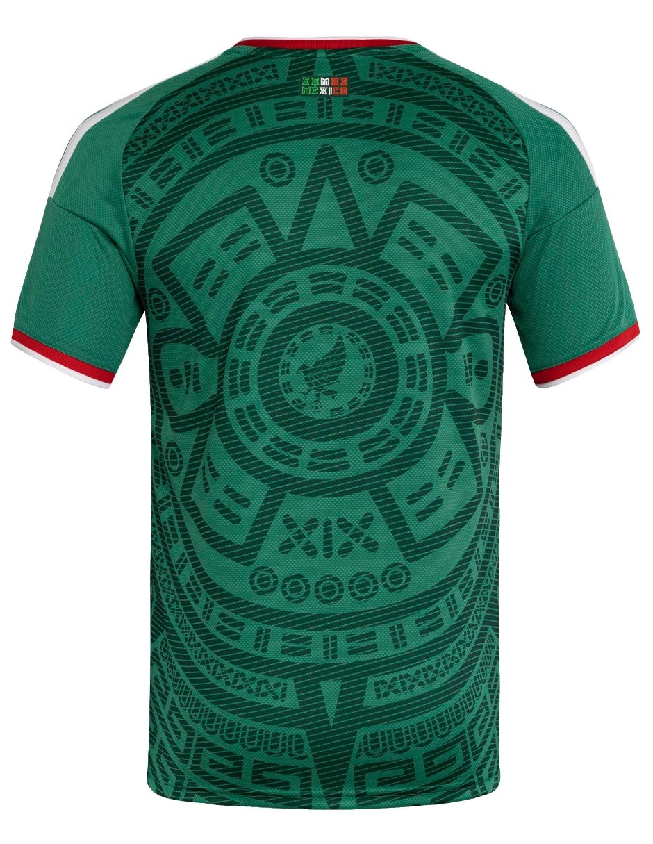 Jersey de Selección Nacional de México local manga corta para hombre 2