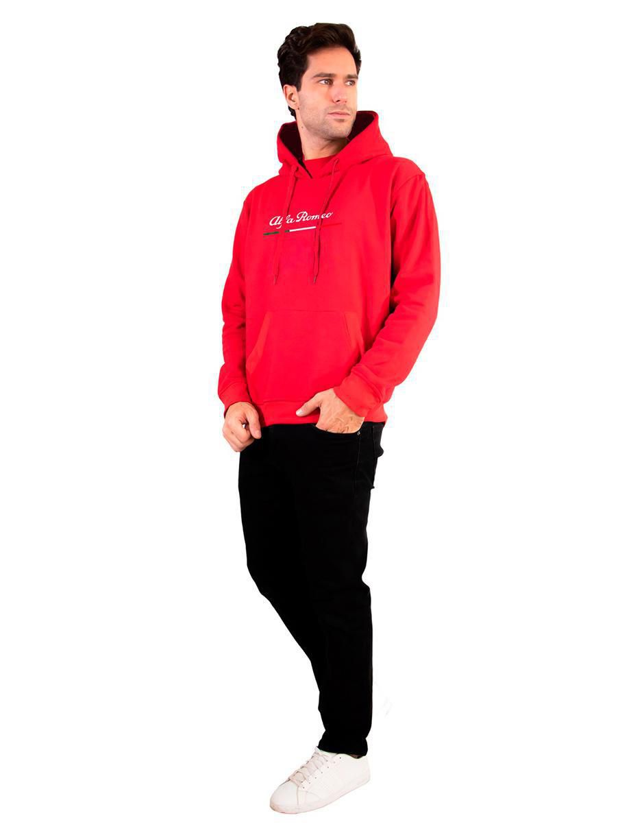 "sudadera" alfa romeo alfa romeo "con" capucha y bolsa sin equipo "para" unisex