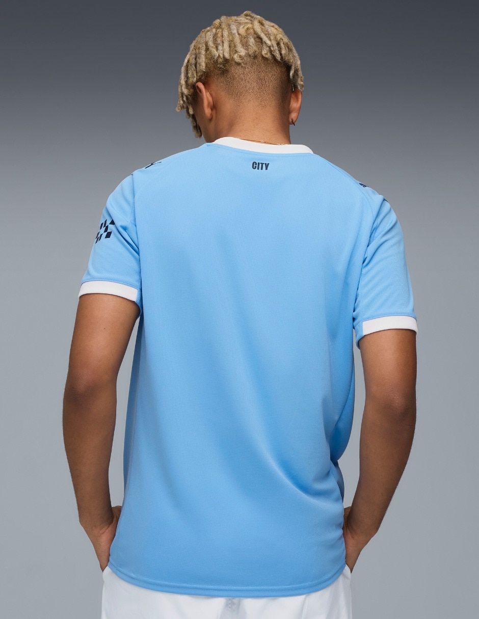 Jersey de Manchester City local manga corta para hombre 5
