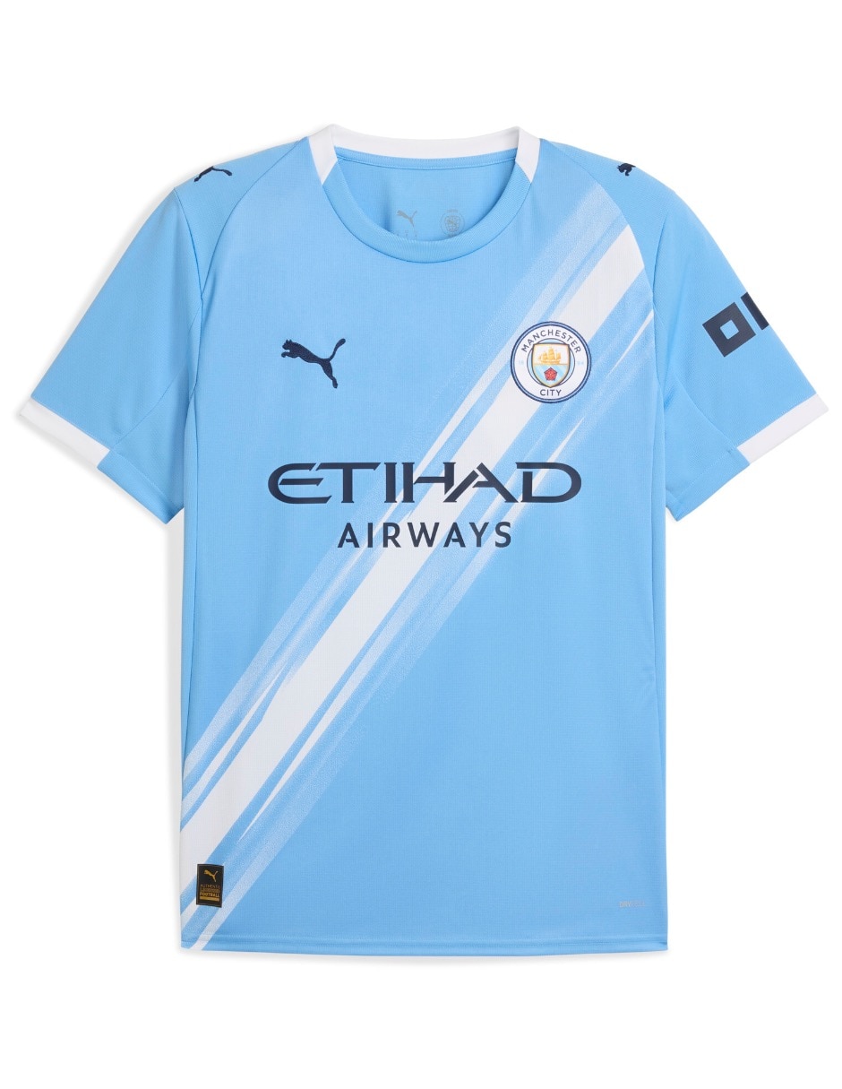 Jersey de Manchester City local manga corta para hombre 7