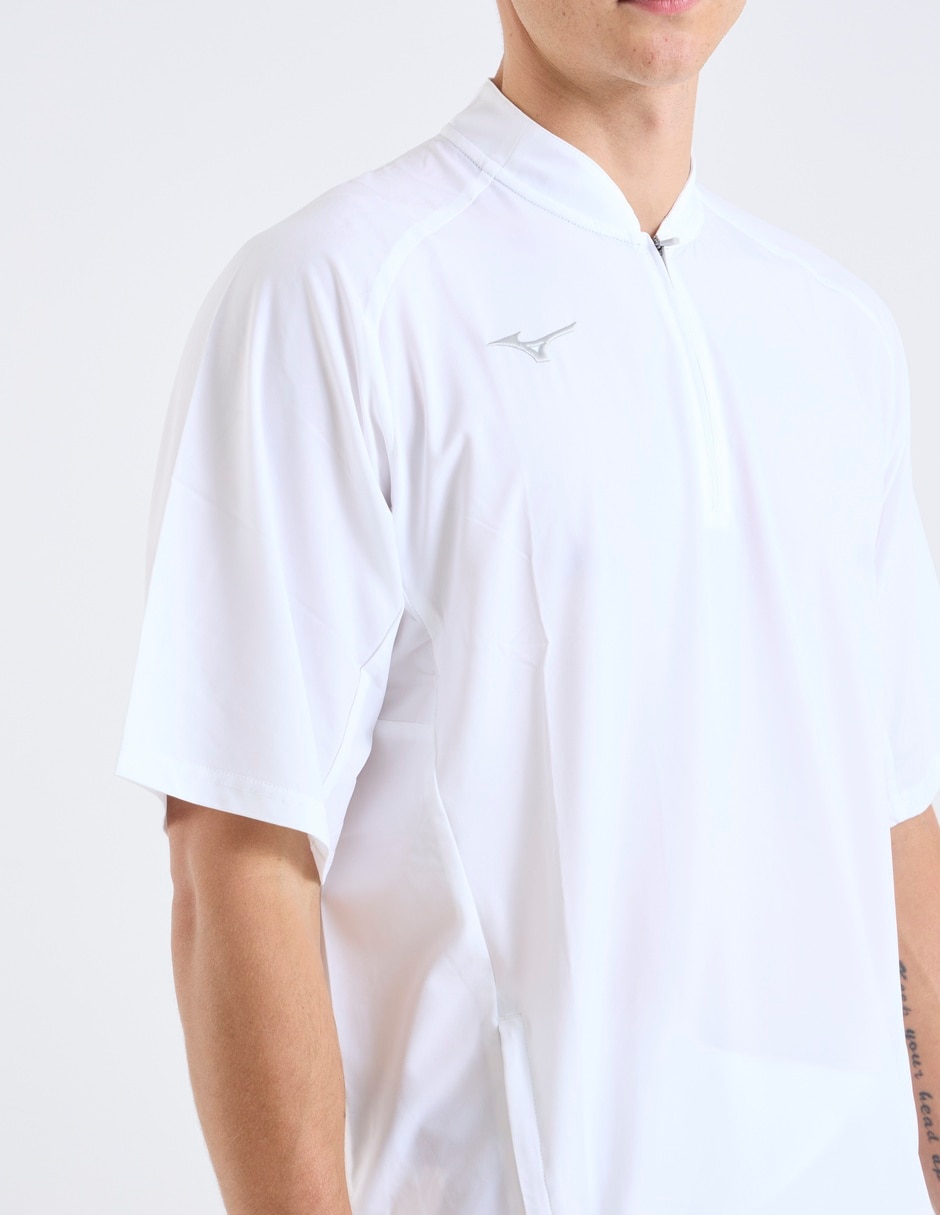 PLAYERA MIZUNO HOMBRE SIN E, G, BLANCO