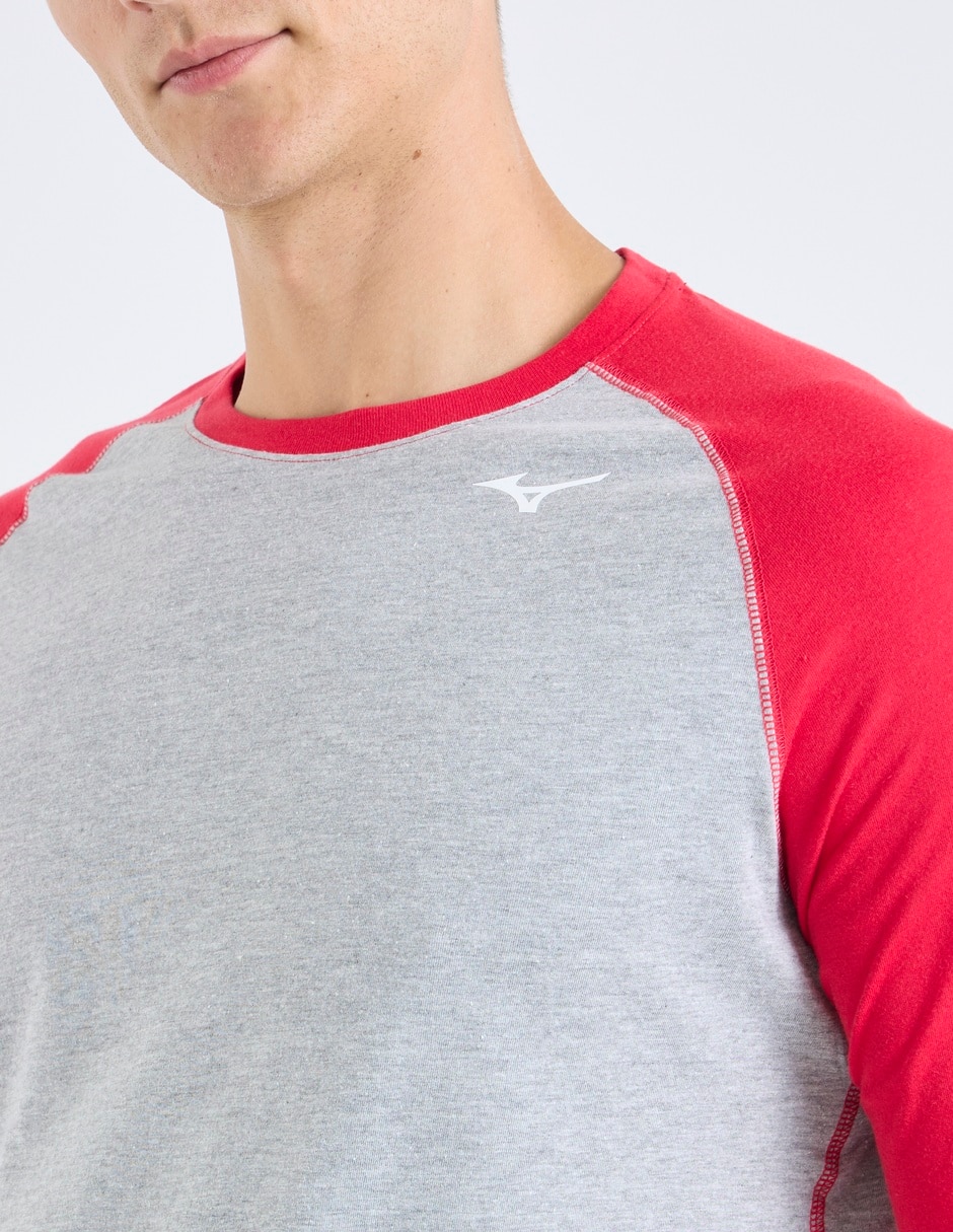 PLAYERA MIZUNO HOMBRE SIN EQU, G, GRIS
