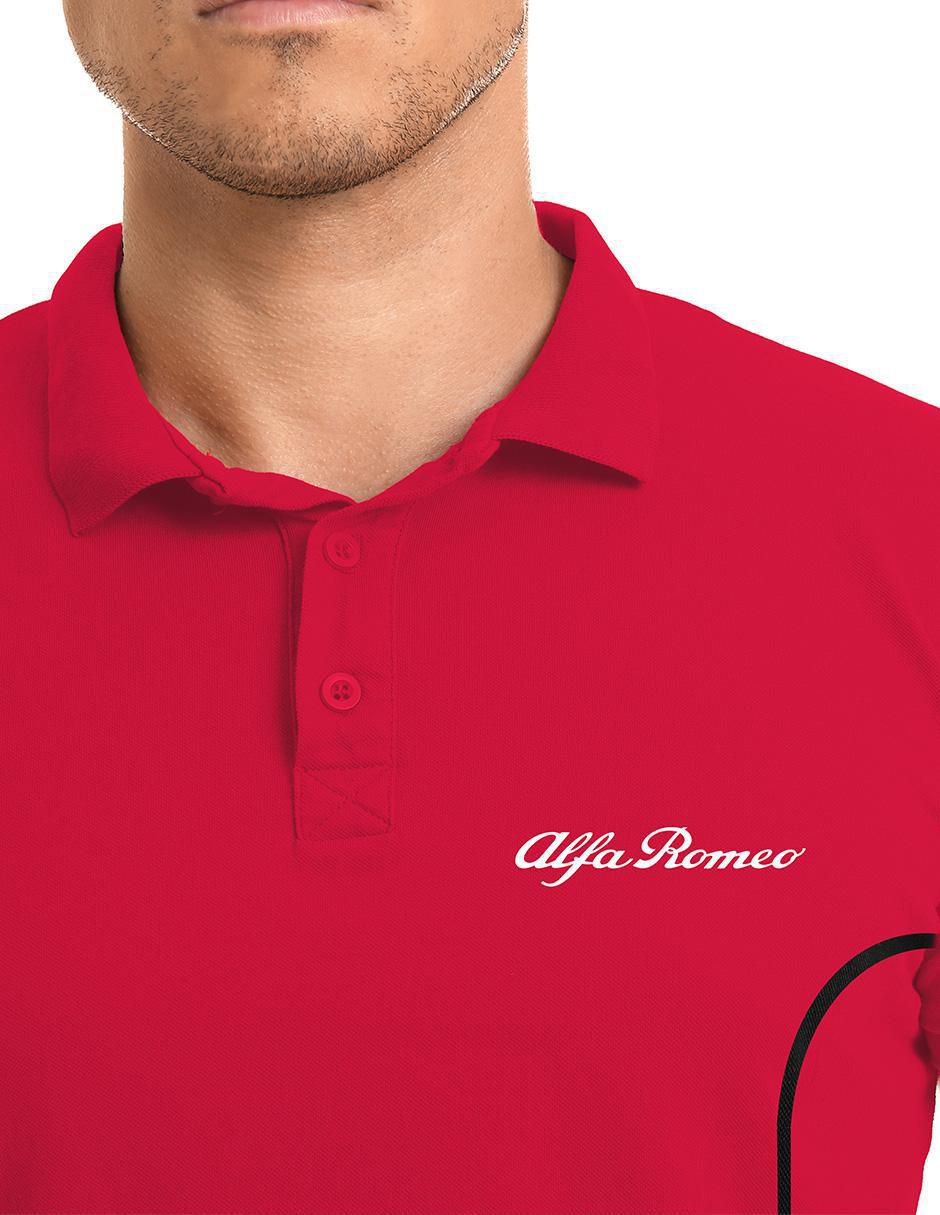 "playera tipo polo" alfa romeo "para" hombre