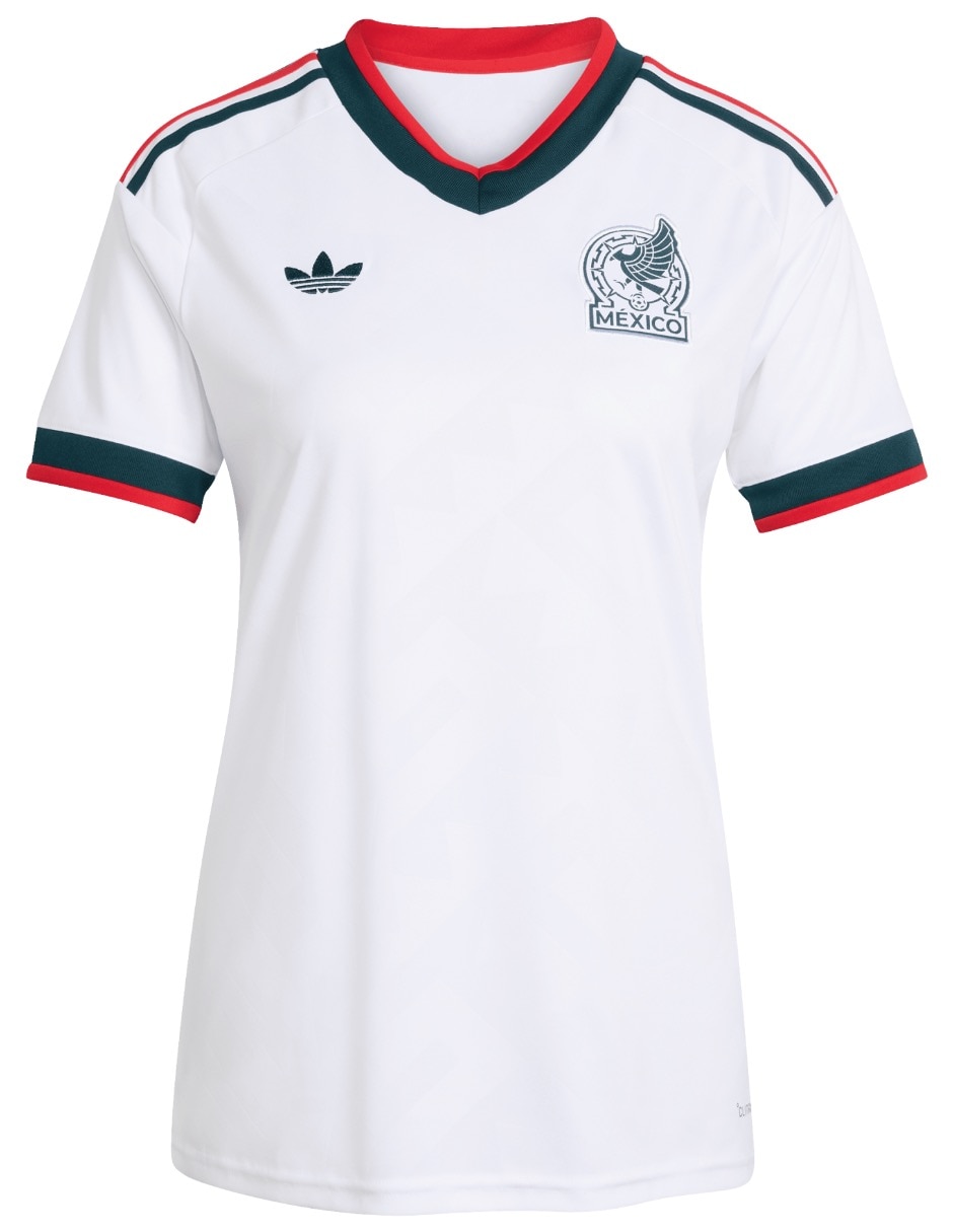 Jersey de Selección Nacional de México visitante Mundial fan para mujer 7