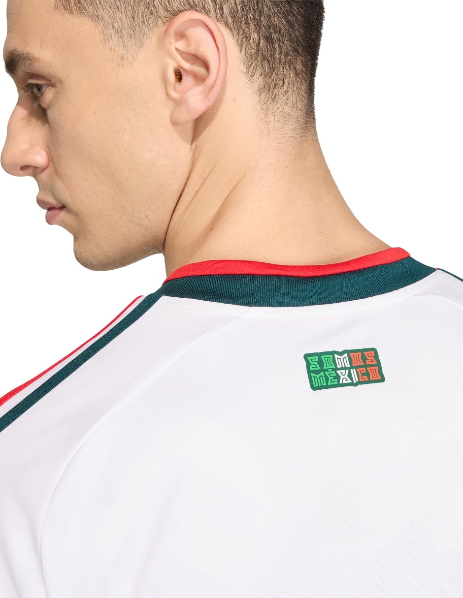 Jersey de Selección Nacional de México visitante manga larga fan para hombre 6