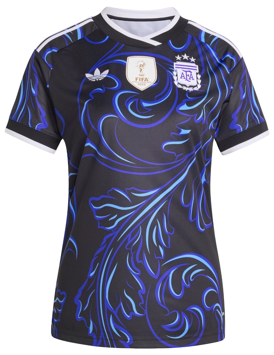 Jersey de Selección de fútbol de Argentina visitante fan para mujer 2