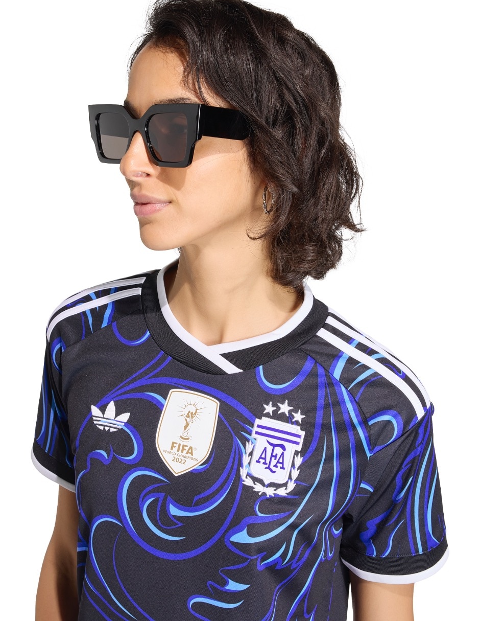 Jersey de Selección de fútbol de Argentina visitante fan para mujer 6