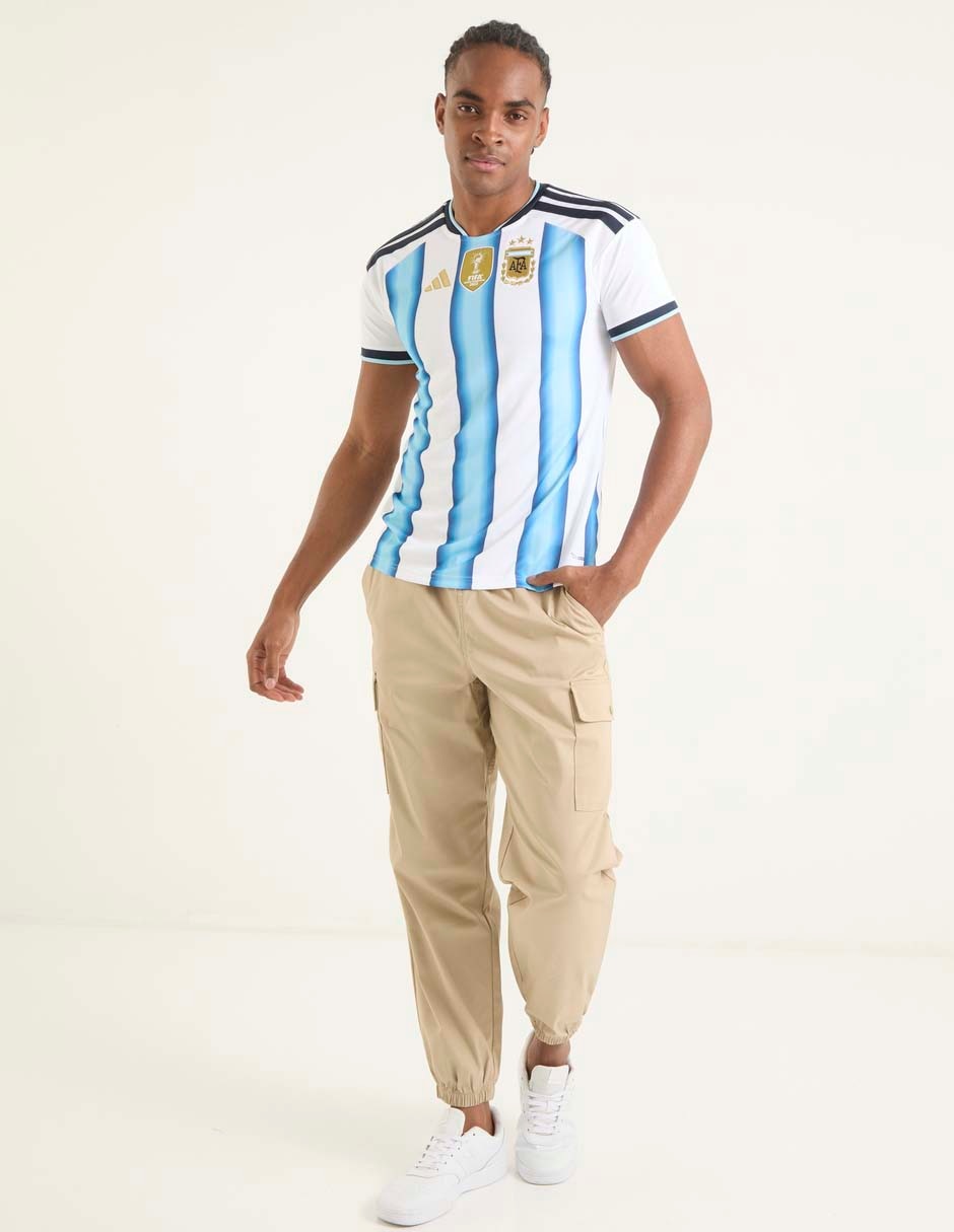 "jersey de" selección de fútbol de argentina local "manga" corta "para" mujer 3