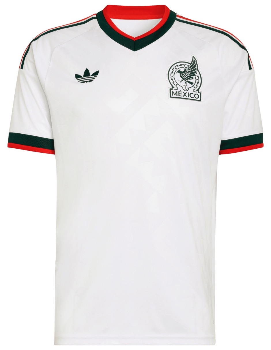 Jersey de Selección Nacional de México visitante manga corta fan para hombre 2