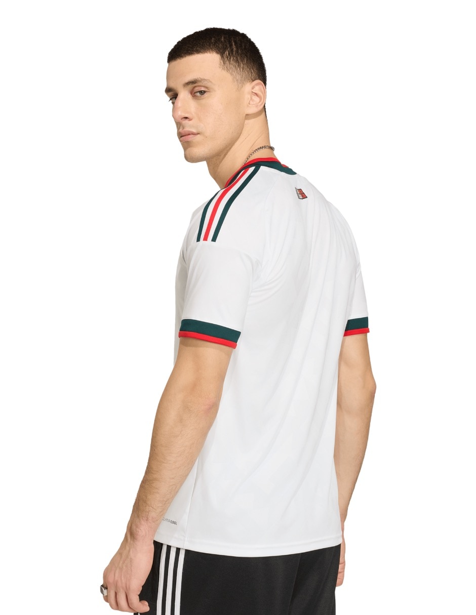Jersey de Selección Nacional de México visitante manga corta fan para hombre 4
