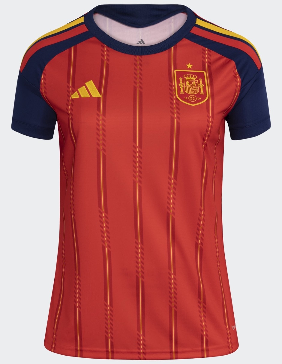 Jersey de Selección de fútbol de España local manga corta para mujer Jersey de Selección de fútbol de España local manga corta para mujer