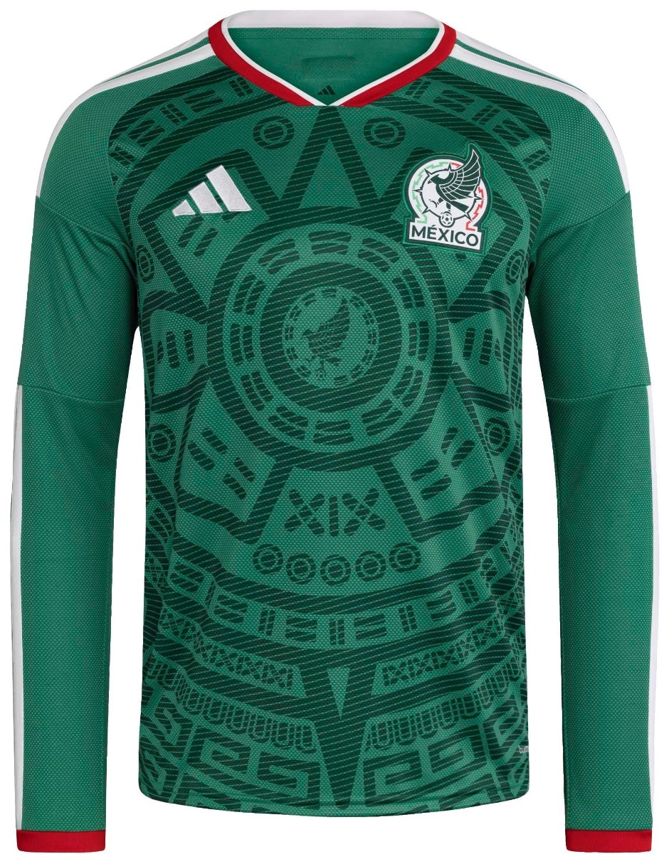 Jersey de Selección Nacional de México local manga larga para hombre