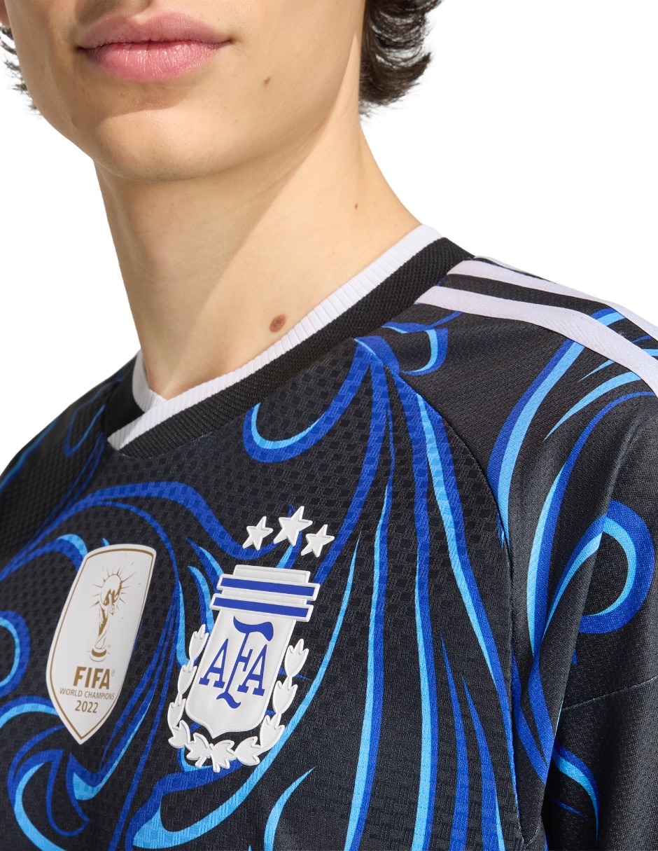 Jersey de Selección de Fútbol de Argentina visitante de Lionel Messi jugador para hombre 6