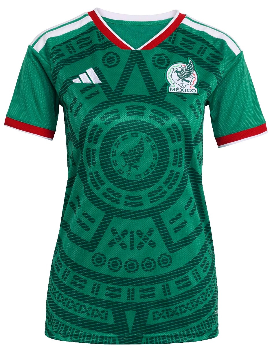 Jersey de Selección Nacional de México local manga corta para mujer