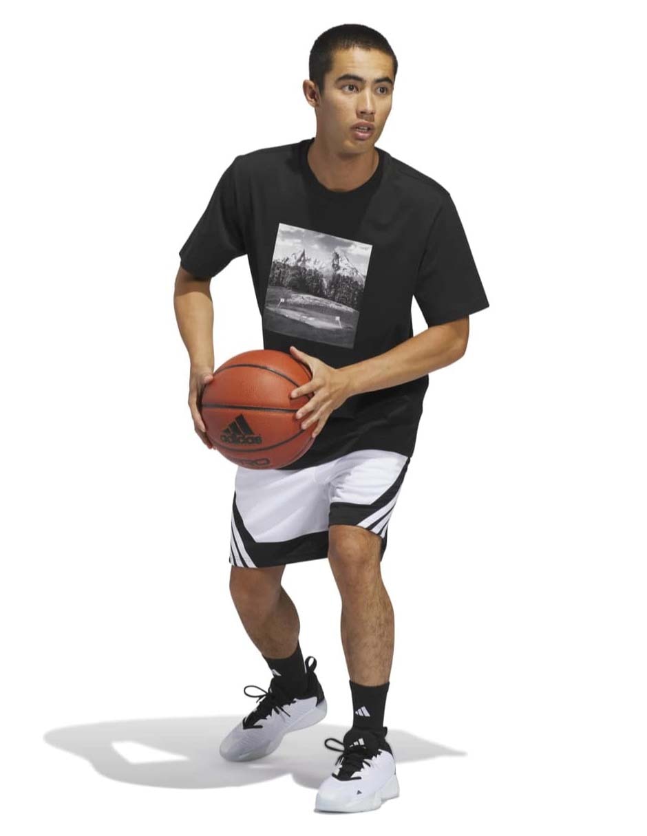 Short con bolsillos para básquetbol hombre 4