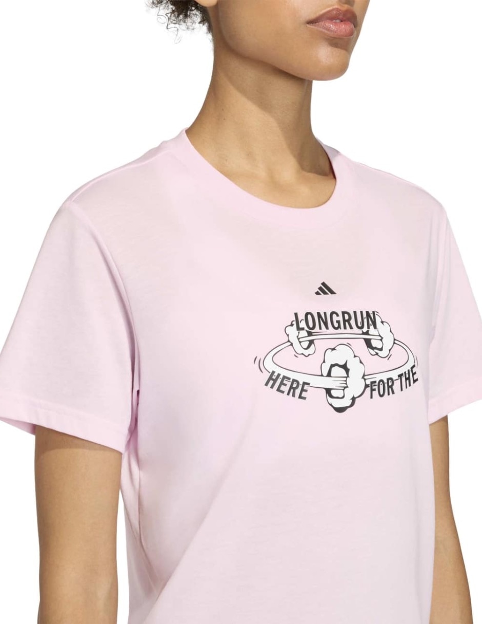 Playera deportiva para correr de mujer 5