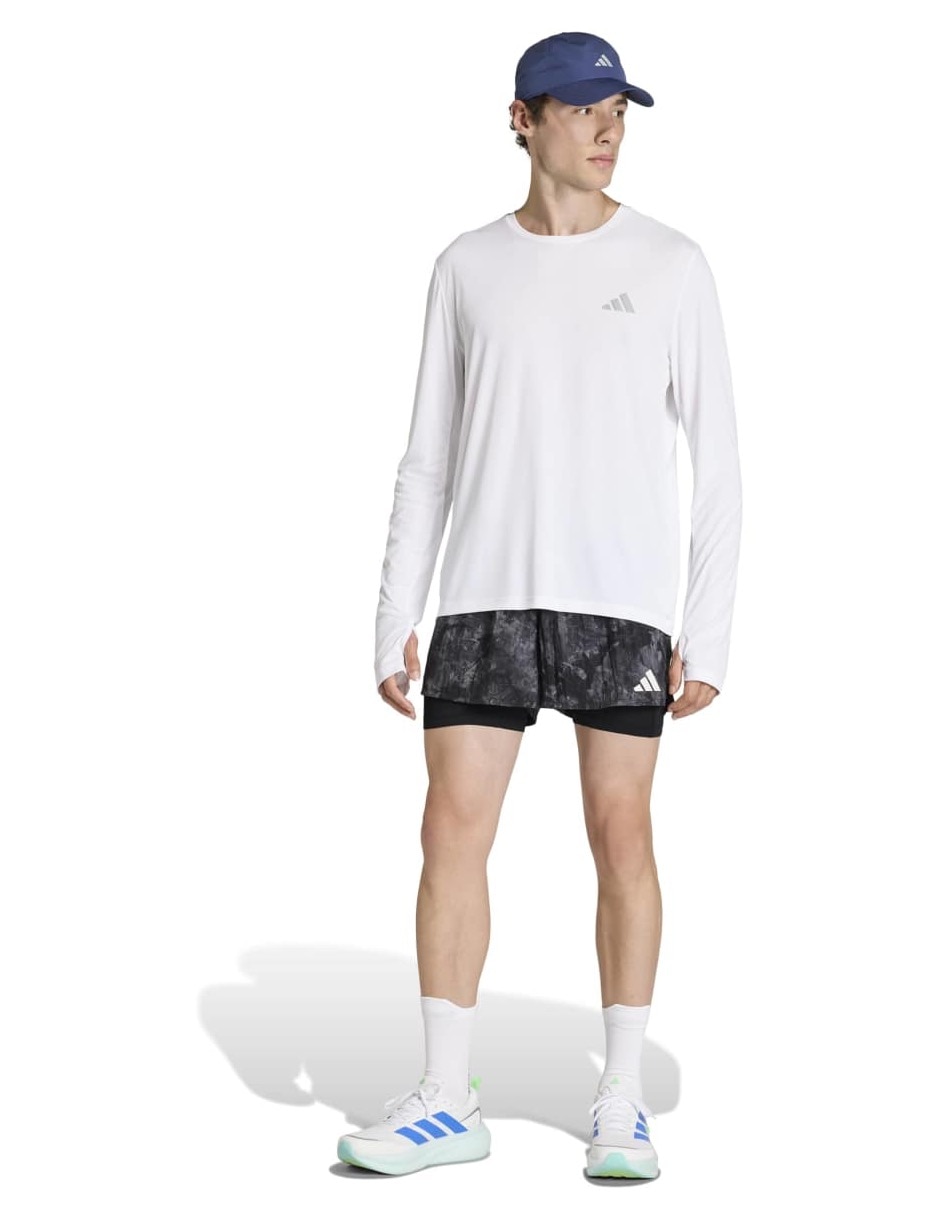 "set short/short" sin diseño "para" correr hombre 3