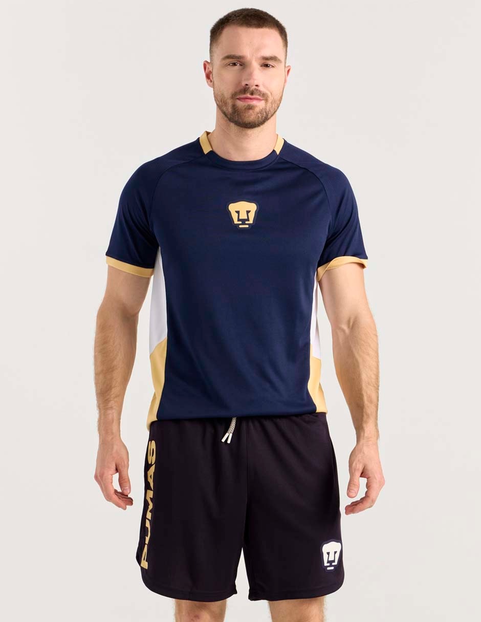 Short con bolsillos Pumas De La Unam para fútbol hombre Short con bolsillos Pumas De La Unam para fútbol hombre