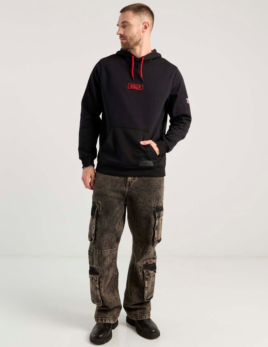 Sudadera con capucha y bolsa Chicago Bulls para hombre 3