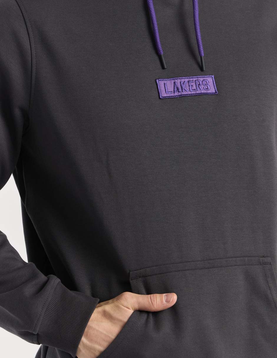 Sudadera con capucha y bolsa Los Angeles Lakers para hombre 4