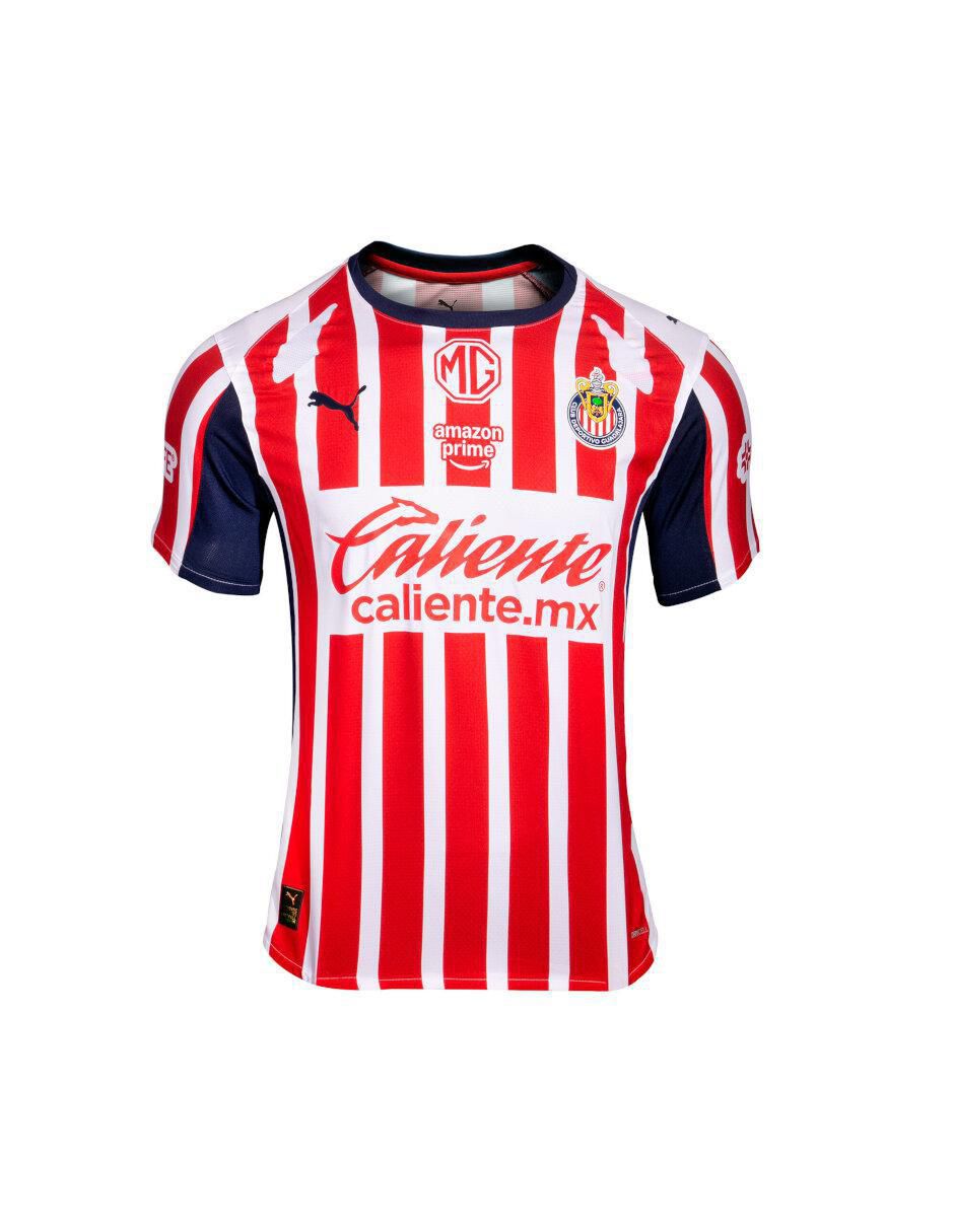 Jersey de Club Deportivo Guadalajara local manga corta fan para mujer Jersey de Club Deportivo Guadalajara local manga corta fan para mujer