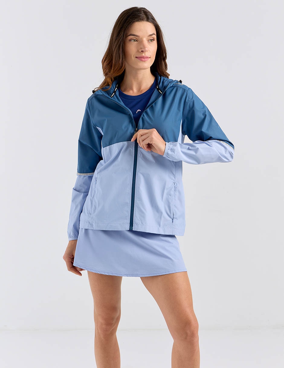 Chamarra para deporte con raqueta para mujer