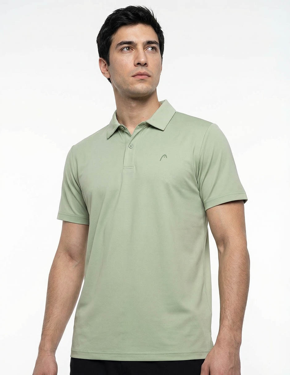 Playera tipo polo deporte con raqueta para hombre Playera tipo polo deporte con raqueta para hombre