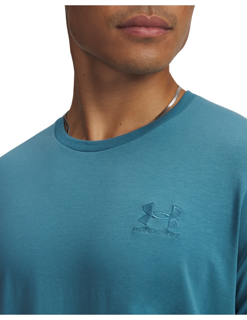 Playera deportiva para entrenamiento UA M Icon Tee para hombre 3