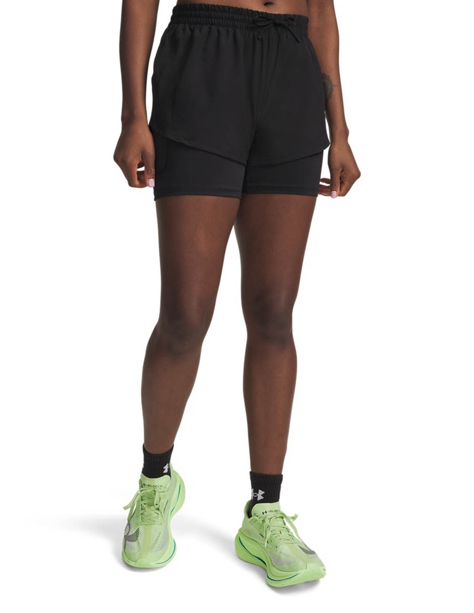 Short con malla con bolsillos para correr mujer Short con malla con bolsillos para correr mujer