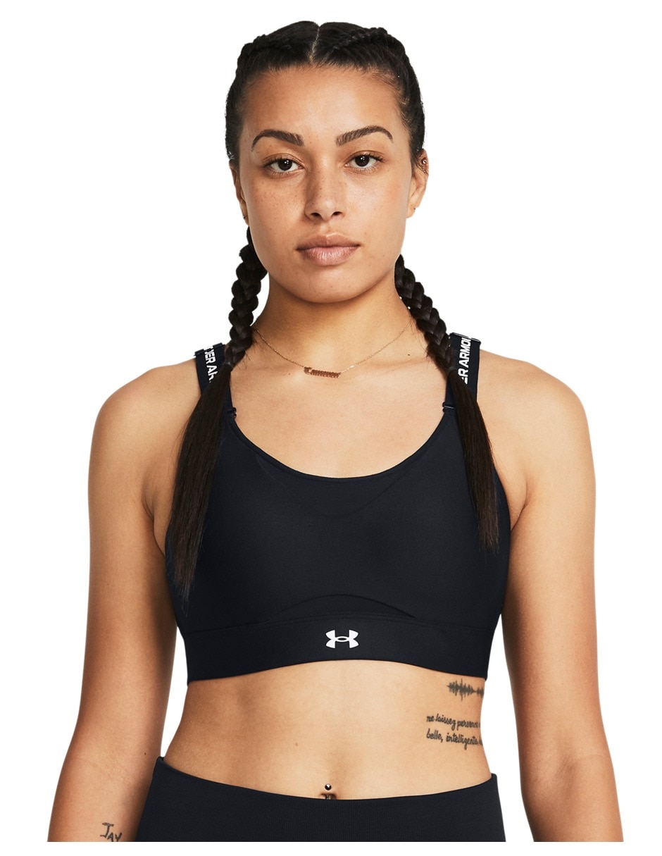 Top deportivo Ua Infinity High 20 para entrenamiento mujer