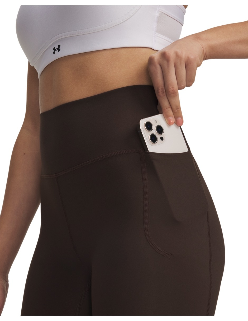 Malla UA Meridian Flare PantBRN compresión baja para mujer 4