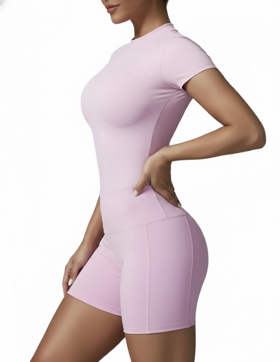 Conjunto deportivo regular con elástico para mujer 3