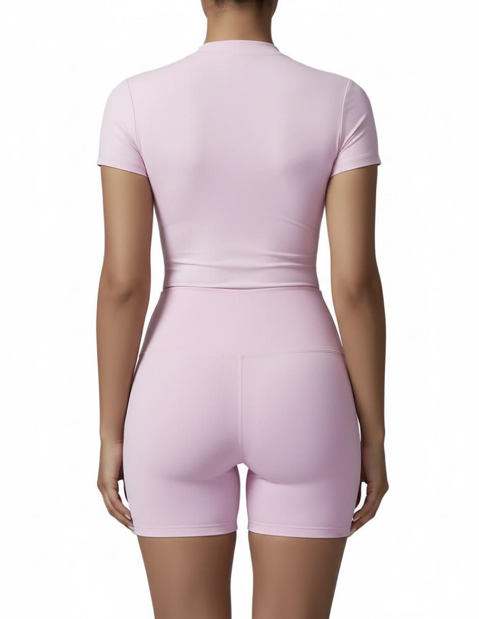 Conjunto deportivo regular con elástico para mujer 5