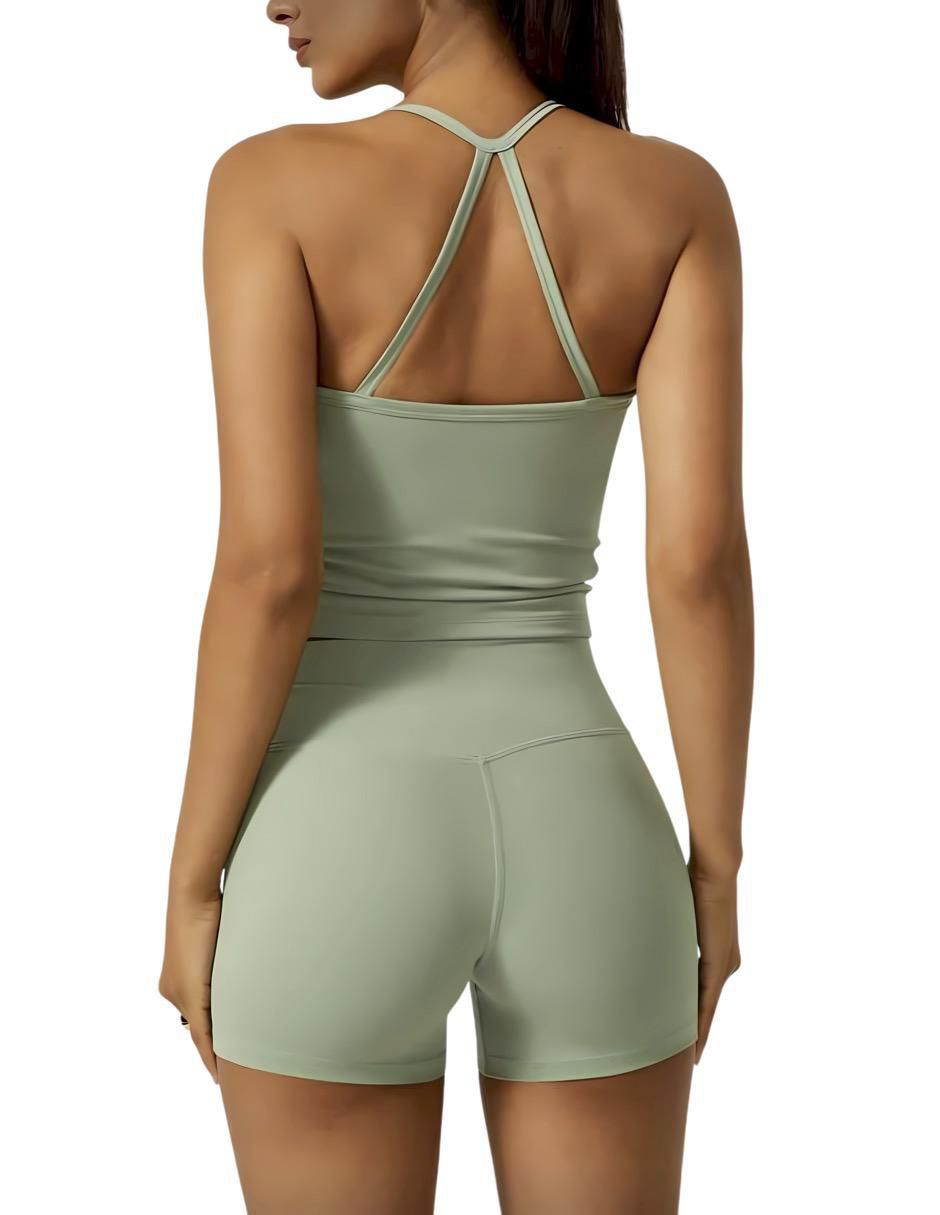 Conjunto deportivo regular con elástico para mujer 3