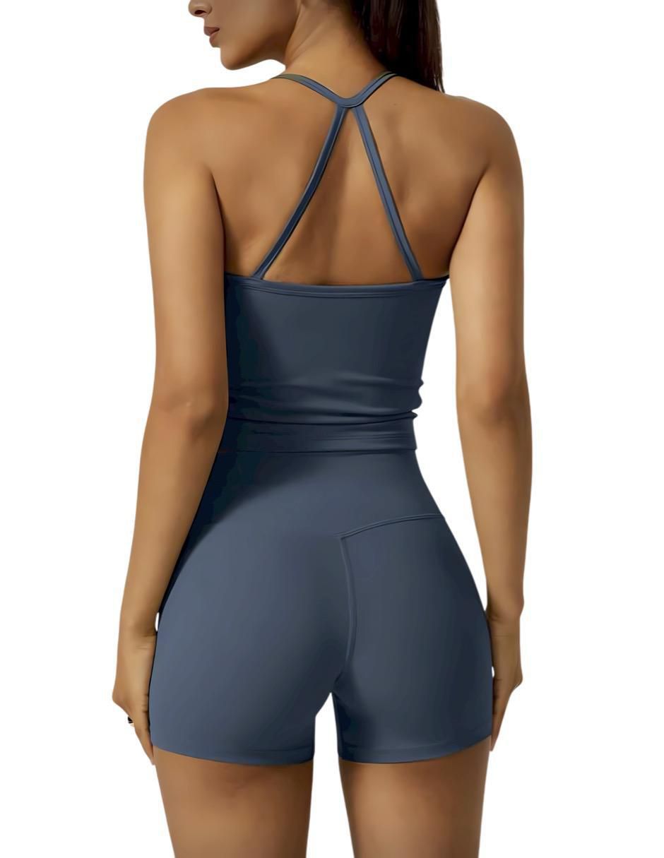 Conjunto deportivo regular con elástico para mujer 3