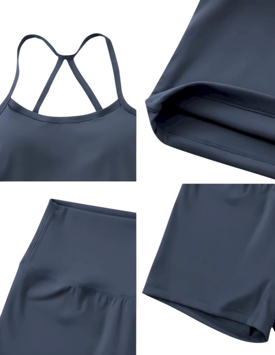 Conjunto deportivo regular con elástico para mujer 6