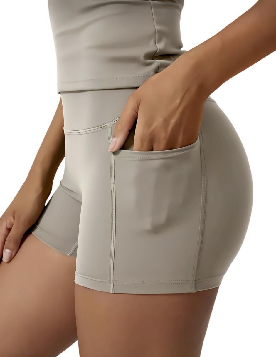 Conjunto deportivo regular con elástico para mujer 6