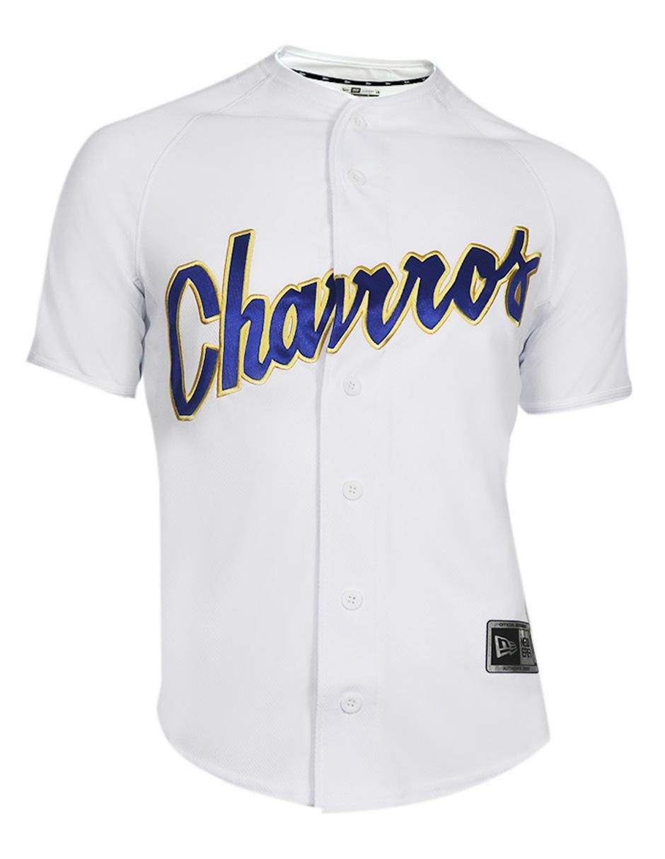 Jersey de Charros de Jalisco local de manga corta fan para hombre Jersey de Charros de Jalisco local de manga corta fan para hombre