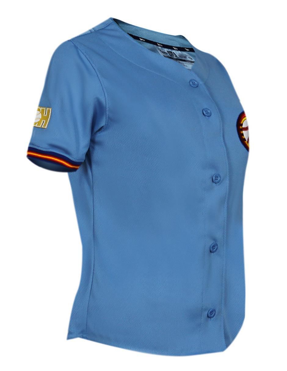 Jersey de Charros de Jalisco visitante manga corta fan para mujer 3