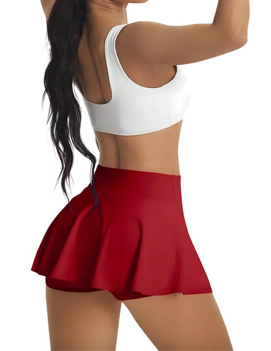 Falda short deportiva para entrenamiento adulto 4