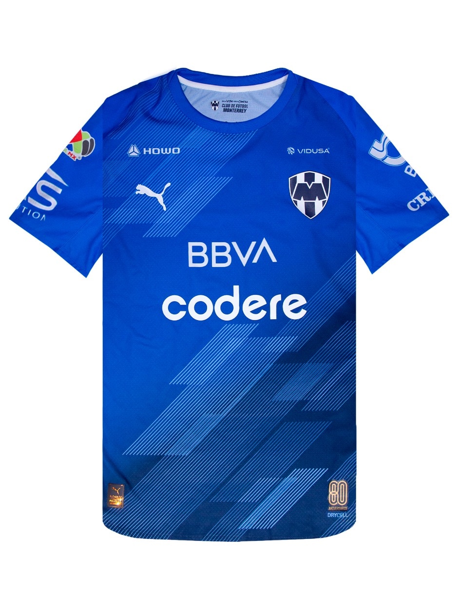 Jersey de Club de Fútbol Monterrey entrenamiento manga corta para hombre