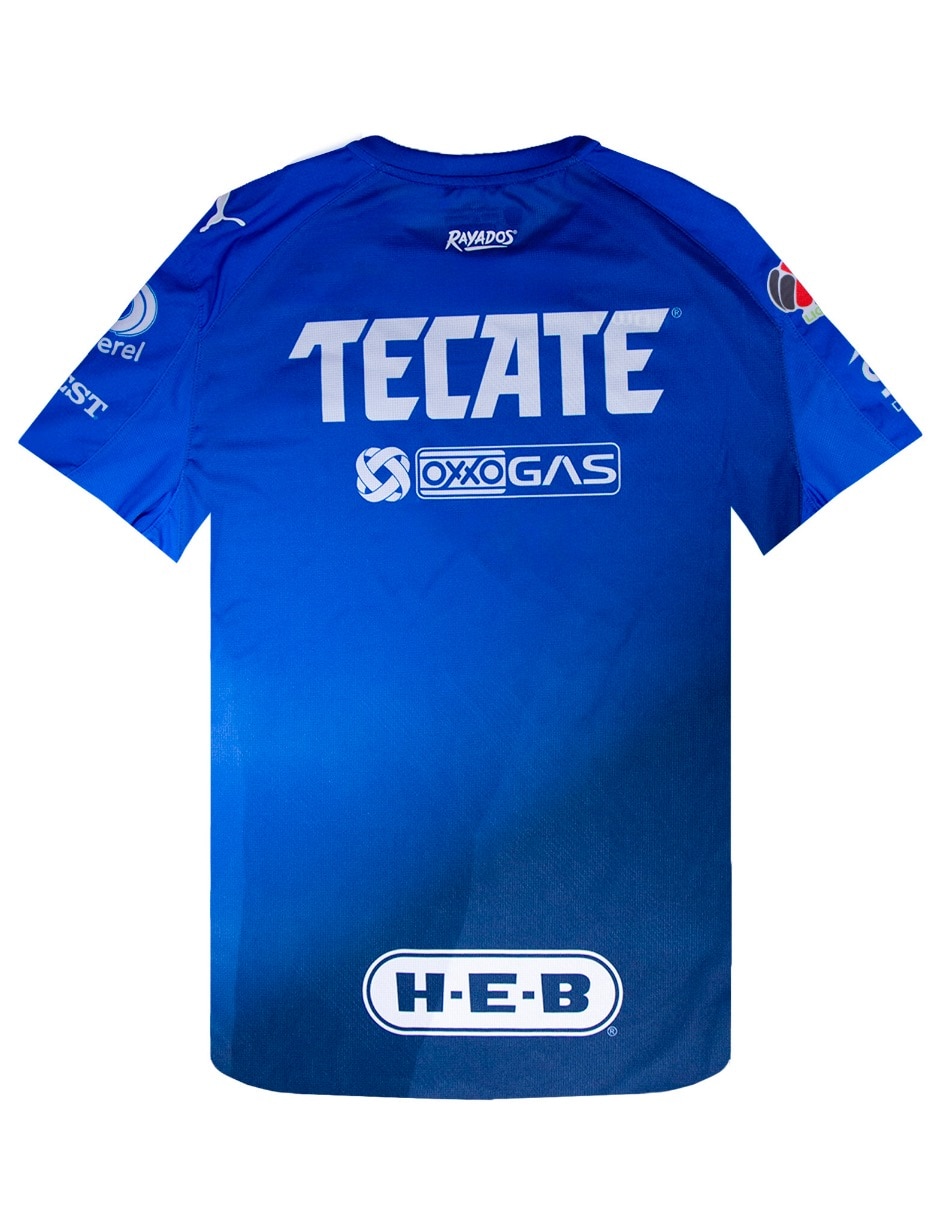 Jersey de Club de Fútbol Monterrey entrenamiento manga corta   para hombre 2